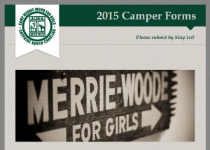 2015 Camper Forms are Online
